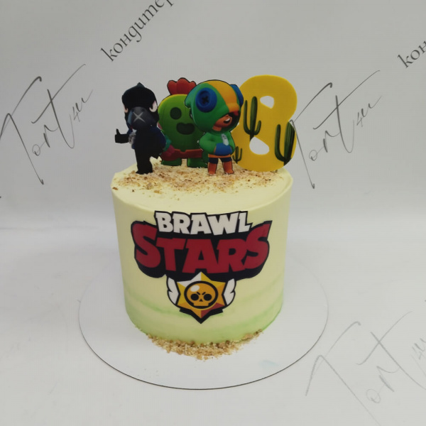Торт Brawl Stars на 8 лет - 958 на заказ в Москве, купить 2.5кг за 7450.00 ₽