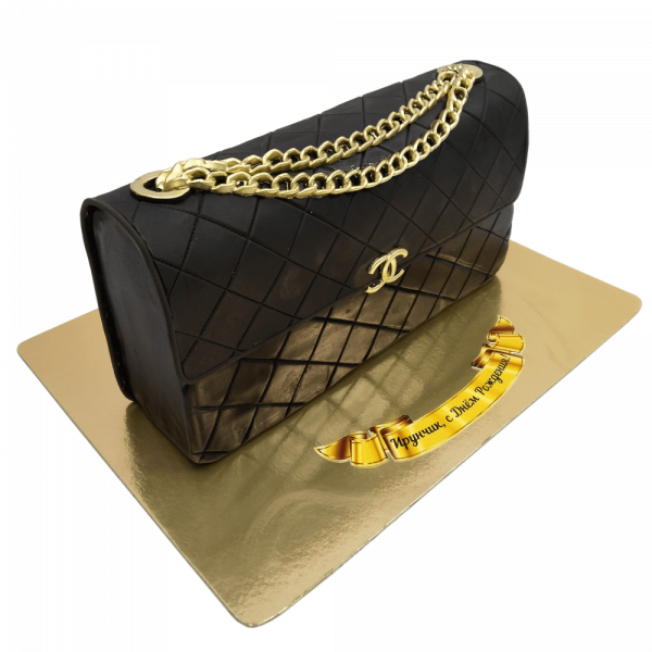 Торт сумка Chanel для женщины - 3965 на заказ в Москве, купить 3кг за 8100.00 ₽