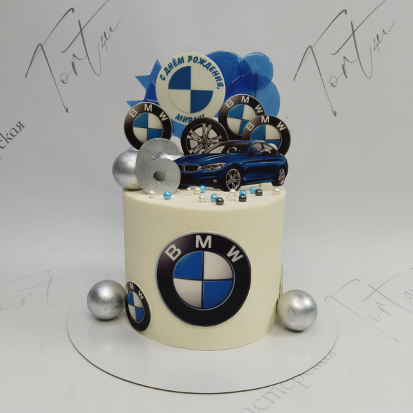 Торт BMW на 6 лет - 5832 на заказ в Москве, купить 2кг за 7200.00 ₽