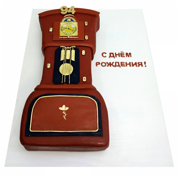 Торт Часы для дедушки на 94 года - 3884 на заказ в Москве, купить 5кг за 12500.00 ₽