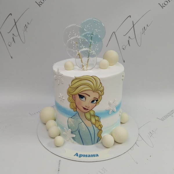 Торт Эльза из Холодного сердца - 4979 на заказ в Москве, купить 3кг за 8900.00 ₽
