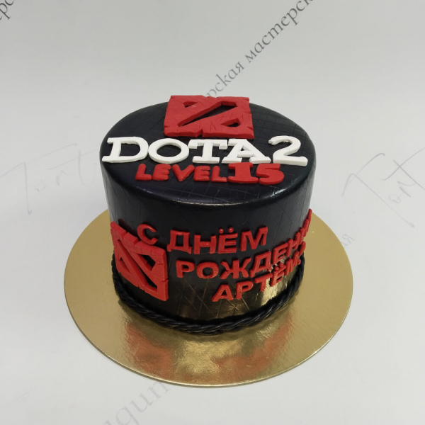 Торт Dota 2 на 15 лет - 5772 на заказ в Москве, купить 2кг за 5800.00 ₽