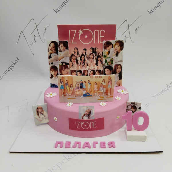 Торт IZ*ONE на 10 лет - 5115 на заказ в Москве, купить 3кг за 9500.00 ₽