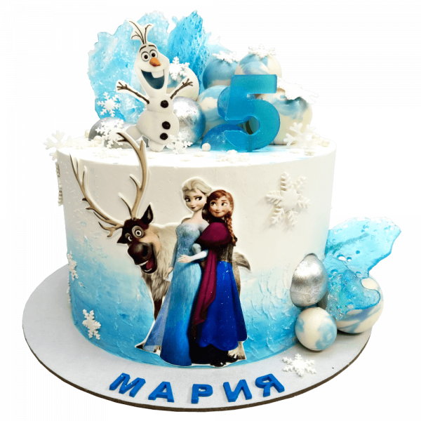 Торт Холодное сердце на 5 лет - 3326 на заказ в Москве, купить 4кг за 9900.00 ₽