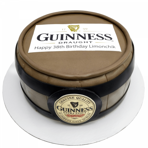 Торт бочка Guinness на 38 лет - 3678 на заказ в Москве, купить 3кг за 9000.00 ₽