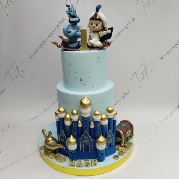 Торт Алладин и Джинн на 1 год - 2126 на заказ в Москве, купить 13кг за 36700.00 ₽