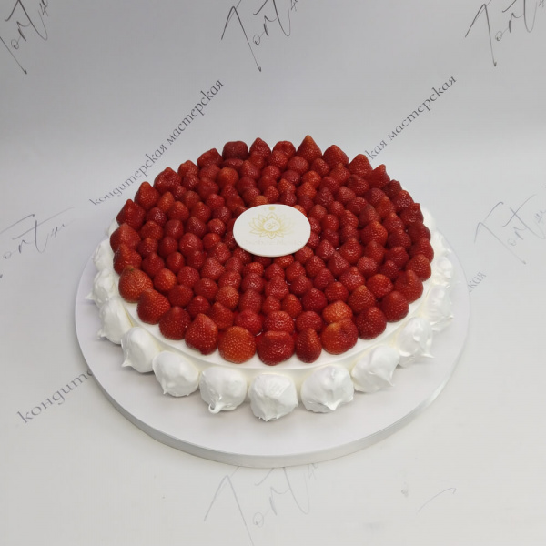 Торт Клубника для свадьбы - 2388 на заказ в Москве, купить 6кг за 18500.00 ₽
