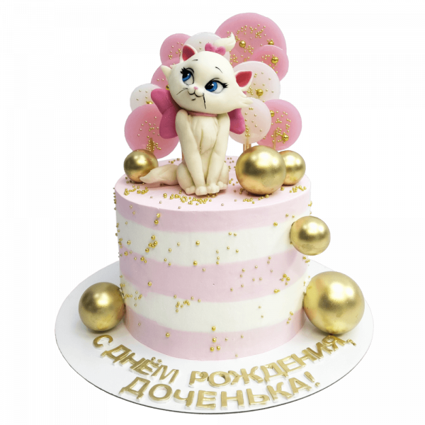 Торт Кошечка Мари для дочки - 3257 на заказ в Москве, купить 2кг за 5600.00 ₽