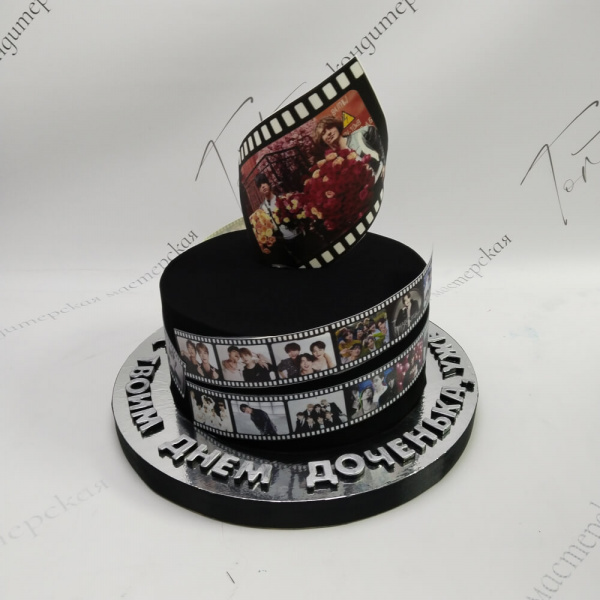 Торт Кинохроника для девушки - 338 на заказ в Москве, купить 3кг за 9200.00 ₽